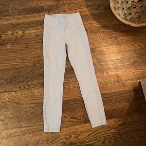 lululemon blue grey 7/8 leggings